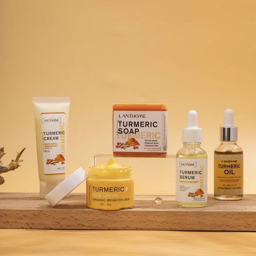 Kit Facial de Cúrcuma GlowRoot™ – Ritual Completo en 5 Pasos